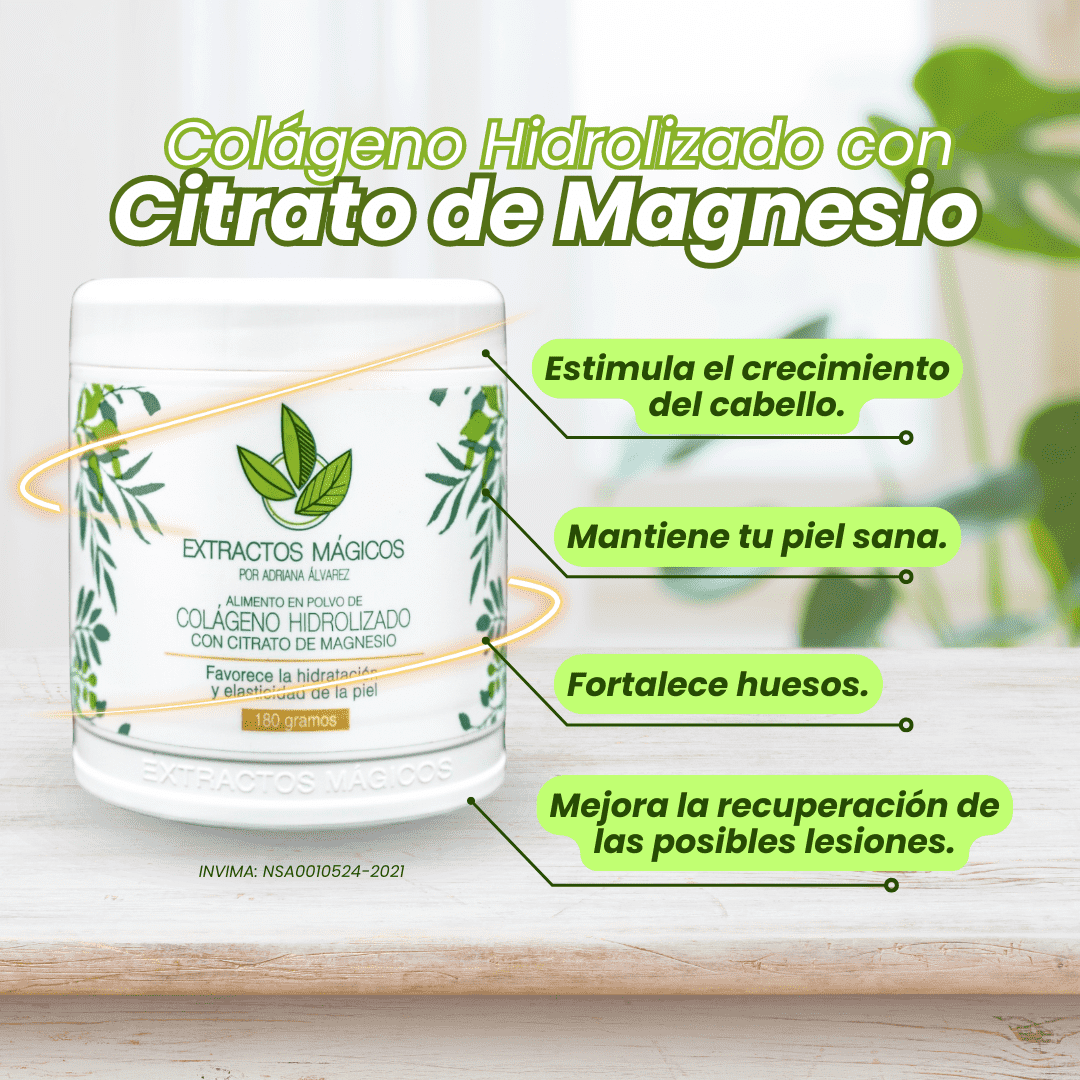 Colágeno Hidrolizado Con Citrato De Magnesio