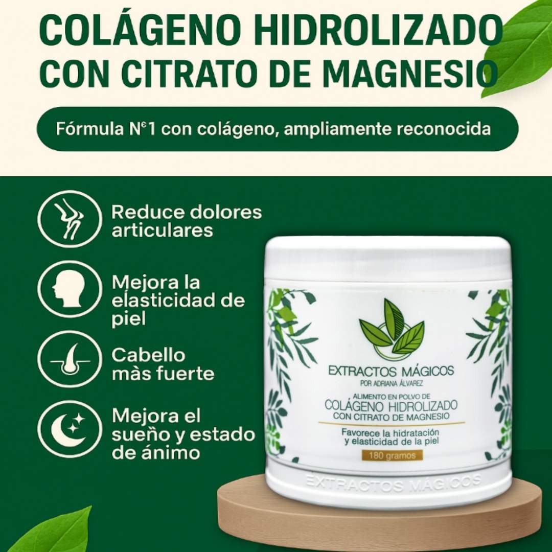 Colágeno Hidrolizado Con Citrato De Magnesio
