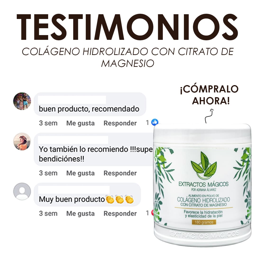 Colágeno Hidrolizado Con Citrato De Magnesio
