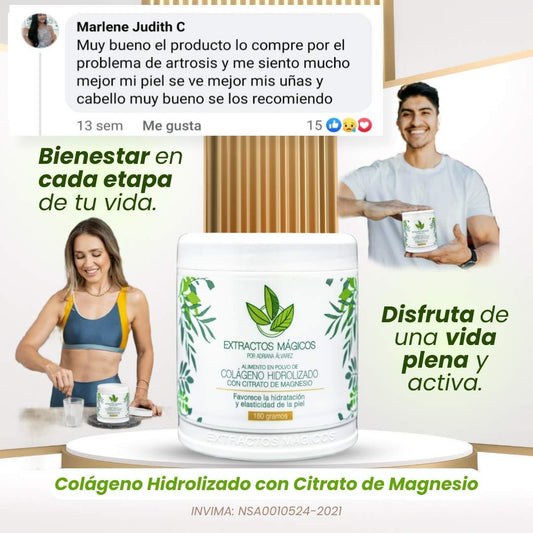 Colágeno Hidrolizado Con Citrato De Magnesio